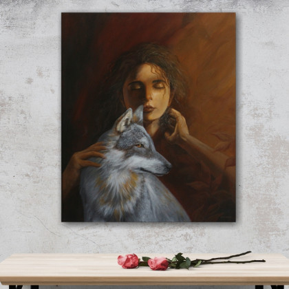 Między Marzeniami - obrazy akryl - Skrywana dzikość foto #1