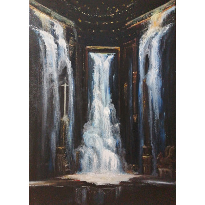 Zaginiona Komnata, Danuta Zgoł, obrazy olejne