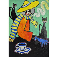 Śniło mi się, że siedziałam z kotami