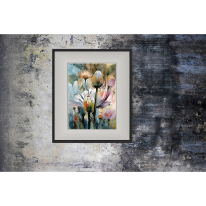 Joanna Tomczyk - obrazy akwarela - Poezja kwiatów, Akwarela 24x32 cm foto #1