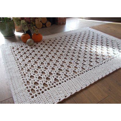 Danuta Zgoł - na podłogę - Duży Dywan Simon Ecru 200 x 140, sznurek bawełniany foto #3