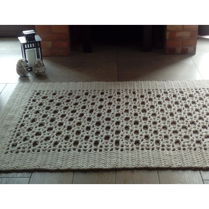 Danuta Zgoł - na podłogę - Komplet 2 dywanów Simon Ecru, sznurek bawełniany foto #1