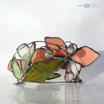 Moje MW - dekory stojące - Serwetnik ze storczykami II foto #2