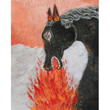 Szał, Elżbieta Goszczycka, obrazy olejne