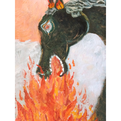 Elżbieta Goszczycka - obrazy olejne - Szał foto #1