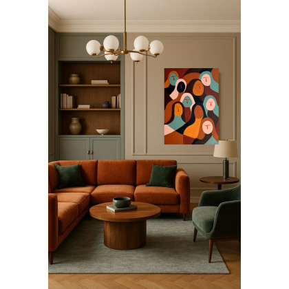 Katarzyna Stanisławek - obrazy akryl - Setki twarzy, tysiące miraży, Akryl 50x70 foto #3