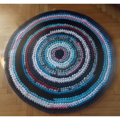 Danuta Zgoł - upcycling design - Dywan Eco Etno Zero Waste, 75 cm foto #1