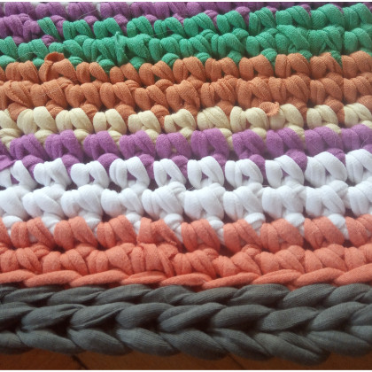 Danuta Zgoł - upcycling design - Dywan Mata Eco Etno Zero Waste foto #2