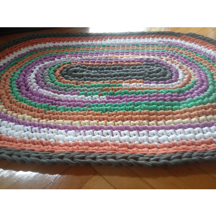 Danuta Zgoł - upcycling design - Dywan Mata Eco Etno Zero Waste foto #3