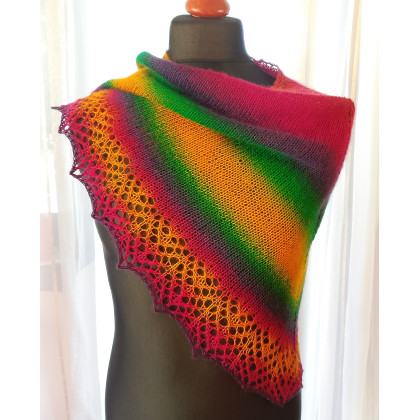 Danuta Zgoł - chusty,apaszki - Chusta tęcza foto #2