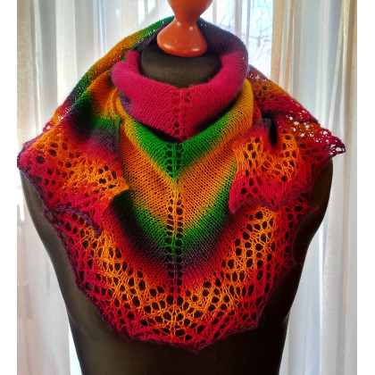 Danuta Zgoł - chusty,apaszki - Chusta tęcza foto #3