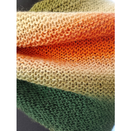 Danuta Zgoł - chusty,apaszki - Asymetryczna chusta strzałka foto #2