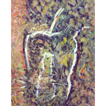 african eroticon - akt, 2026, Eryk Maler, obrazy olejne