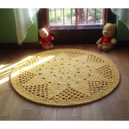 Danuta Zgoł - na podłogę - Dywan Słoneczko, sznurek bawełniany foto #1