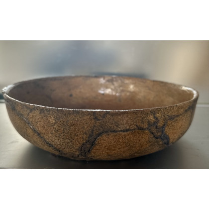 Ceramiczna ręcznie robiona ozdobna miseczka, Krystyna Nowak, rzeźby