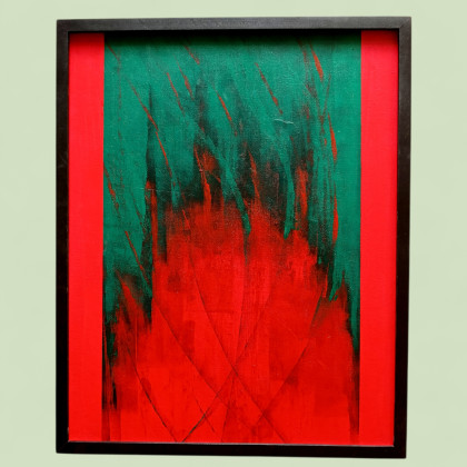 Damian Gmiterek - obrazy akryl - Piekielny Ogień, 50x40 cm foto #3