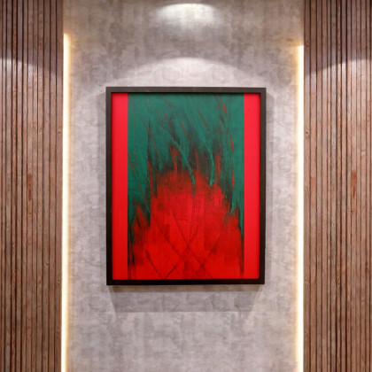 Damian Gmiterek - obrazy akryl - Piekielny Ogień, 50x40 cm foto #6