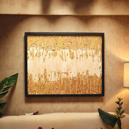 Damian Gmiterek - obrazy akryl - Słoneczna struktura, 50x40 cm foto #1