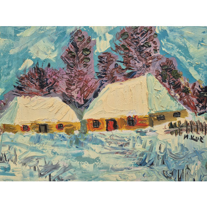 Marlena Kuć - obrazy olejne - zimowa cisza foto #2