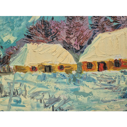 Marlena Kuć - obrazy olejne - zimowa cisza foto #3