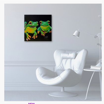 Ewa Mościszko - obrazy akryl - Just married! foto #1