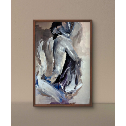 Studio.Sensual - obrazy tech. mieszana - Komplet W Pastelach - 50x70. foto #1