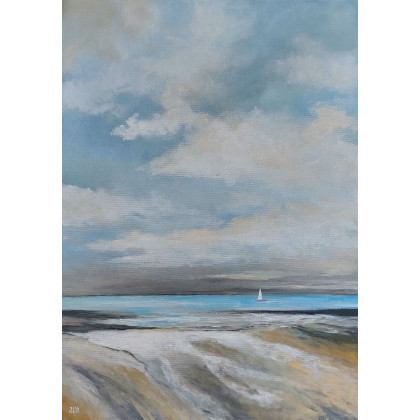 Paulina Lebida - obrazy akryl - Morze -obraz akrylowy 70/50 cm foto #2