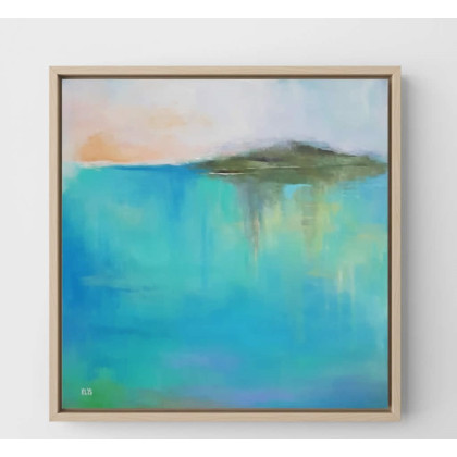 Pejzaż   - obraz akrylowy 50/50 cm, Paulina Lebida, obrazy akryl