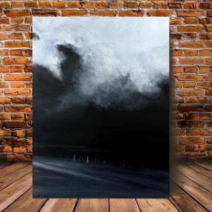 Paulina Lebida - obrazy akryl - Morze - obraz akrylowy 80/60 cm foto #2