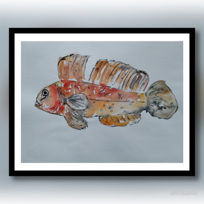 ML - obrazy akwarela - Akwarela -Babka foto #1