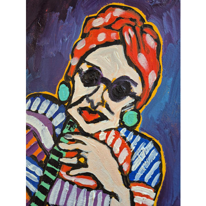 Marlena Kuć - obrazy olejne - tam gdzie czuwają koty foto #2