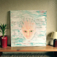 WYNURZENIE Z GŁĘBI, 30X30 CM, AKRYL