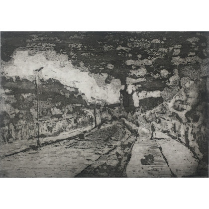 bez tytułu, Bogna Woskowicz, grafika warsztatowa