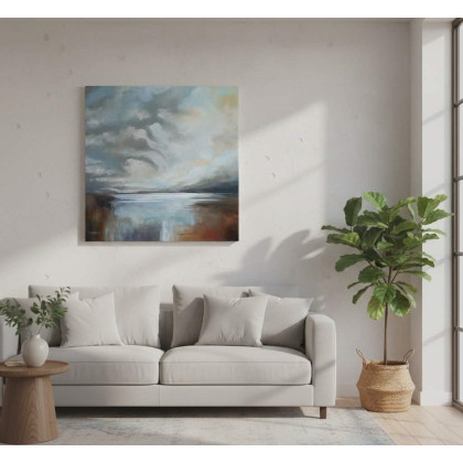 Paulina Lebida - obrazy akryl - Cisza o poranku - obraz akrylowy 60/60 cm foto #2