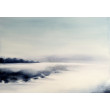 Cisza zimowego horyzontu/ 100x70/ Akryl na płótnie