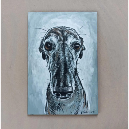 Joanna Podolska - obrazy akryl - Portret charta foto #1