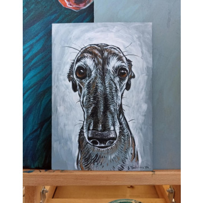 Joanna Podolska - obrazy akryl - Portret charta foto #3