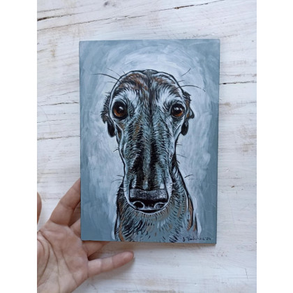 Joanna Podolska - obrazy akryl - Portret charta foto #4