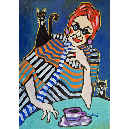 pasiaste myśli, Marlena Kuć, obrazy olejne