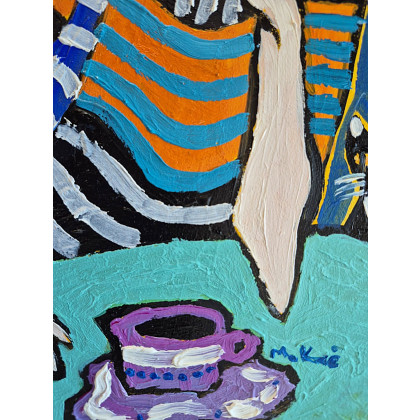 Marlena Kuć - obrazy olejne - pasiaste myśli foto #2