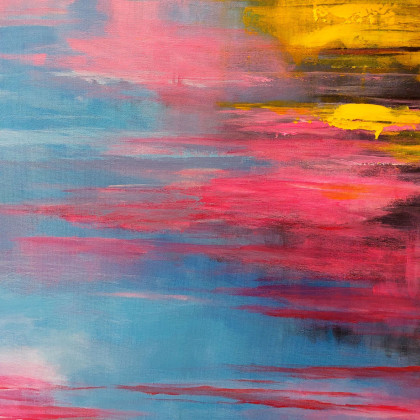 Paulina Lebida - obrazy akryl - Abstrakcja - obraz akrylowy 120/120 cm foto #2