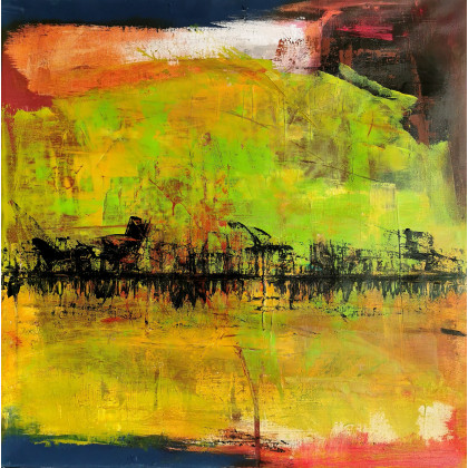 Abstrakcja 002, Przemysław Michalczuk, obrazy akryl