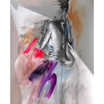 Studio.Sensual - obrazy akryl - Róż Neon - 100x70 foto #1