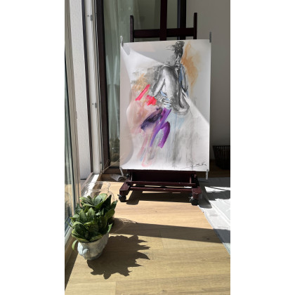 Studio.Sensual - obrazy akryl - Róż Neon - 100x70 foto #4