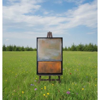 Paulina Lebida - obrazy akryl - Abstrakcja - obraz akrylowy 100/70 cm foto #4