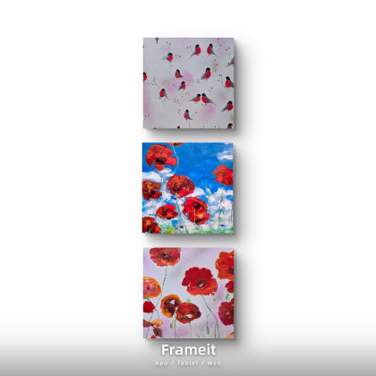 Ewa Mościszko - obrazy akryl - Wiosenna komozycja foto #1