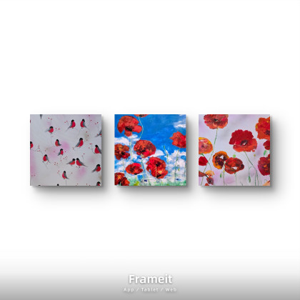 Ewa Mościszko - obrazy akryl - Wiosenna komozycja foto #2