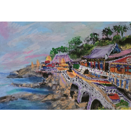 Korea Pdn, Krystyna Mościszko, obrazy akryl