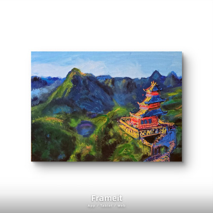 Krystyna Mościszko - obrazy akryl - Wietnam foto #1