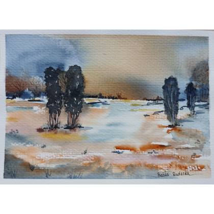 Beata Rudecka - obrazy akwarela - Akwarela Akwarelka Obraz pt. Współistnienie foto #2